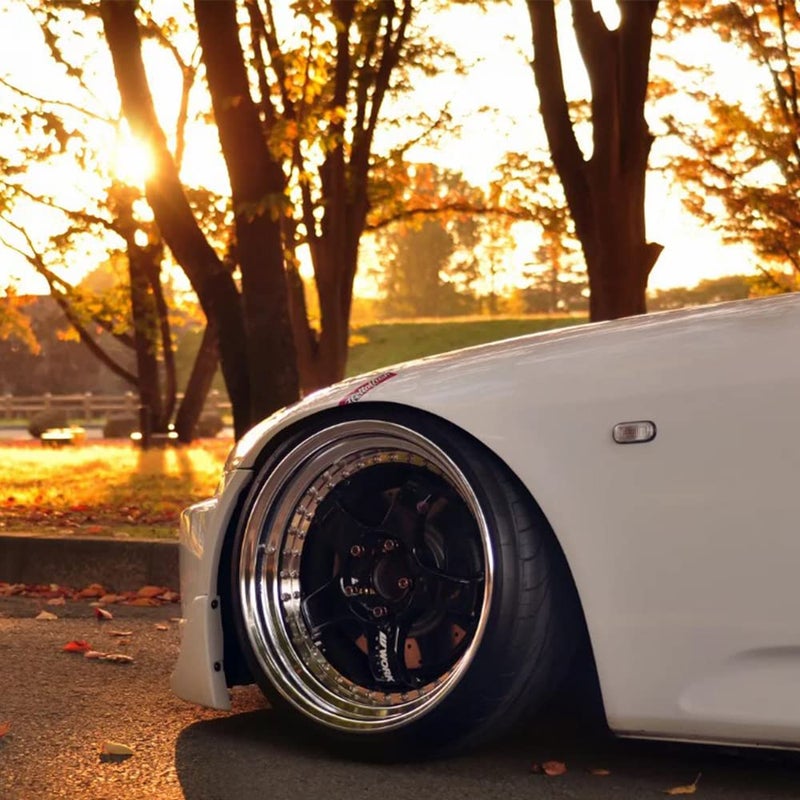 Mingrui test OEM Side Marker Light for 2000-2009 Hon'da S2000 S2K 2Pcs Fender Indicator Lamp Clear Lens With Amber Halogen Light Bulbs - Image 3